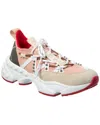 Christian Louboutin Trailnrun Suede & Mesh Sneaker In Gold