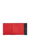 Christian Louboutin Tri-fold Leather Wallet For Men In Black