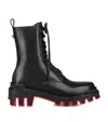 Christian Louboutin Trott Dune Alta Leather Ankle Boots In Black
