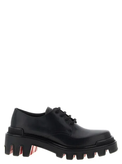 CHRISTIAN LOUBOUTIN TROTT DUNE LACE UP SHOES