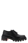 Christian Louboutin Trott Dune Uomo Lugged Plain Toe Derby In Black