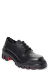 Christian Louboutin Trott Dune Uomo Lugged Plain Toe Derby In Black