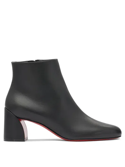 Christian Louboutin Turela 55 Calf Ankle Boots Black