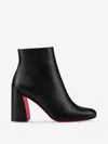 Christian Louboutin Turela 85 Leather Bootie In Black