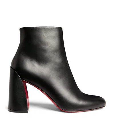 CHRISTIAN LOUBOUTIN CHRISTIAN LOUBOUTIN TURELA LEATHER ANKLE BOOTS 85