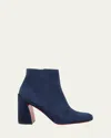 Christian Louboutin Turela Suede Red Sole Ankle Booties