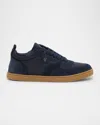 Christian Louboutin Tutti Donna Mixed Leather Red Sole Sneakers