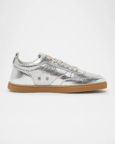 Christian Louboutin Tutti Rui Donna Metallic Red Sole Sneakers