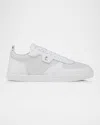 Christian Louboutin Tutti Rui Donna Perforated Red Sole Sneakers In White