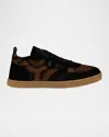 Christian Louboutin Tutti Rui Donna Red Sole Low-top Sneakers In Brown