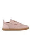 Christian Louboutin Tutti Rui Donna Perforated Suede Sneakers In Pink