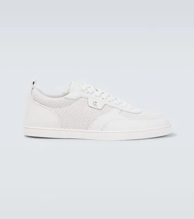 CHRISTIAN LOUBOUTIN TUTTI RUI LEATHER LOW-TOP SNEAKERS