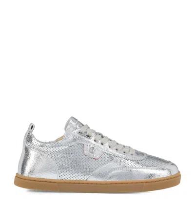 Christian Louboutin Tutti Rui Metallic Leather Trainers