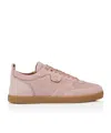 Christian Louboutin Tutti Rui Donna Perforated Suede Sneakers In Nude