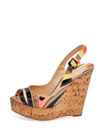 Pre-owned Christian Louboutin Une Plume Pumps In Black