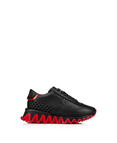 Christian Louboutin Unisex Mini Shark Running Sneakers - Baby, Little Kid, Big Kid In Black
