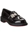 Christian Louboutin Chunky Rubber Sole Loafers With Metal Hardware