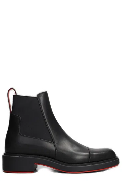 Christian Louboutin Urbino Chelsea Boots In Black
