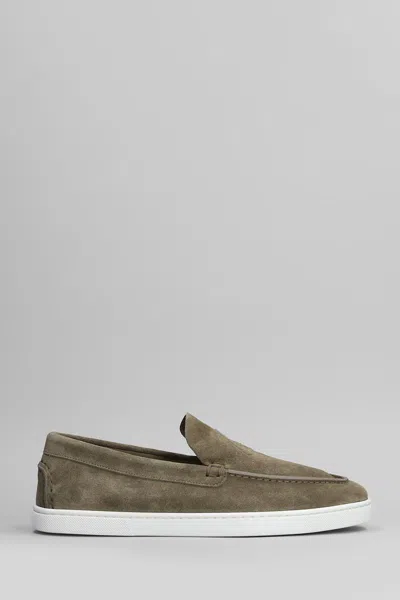 Christian Louboutin Varsiboat Loafers In Green