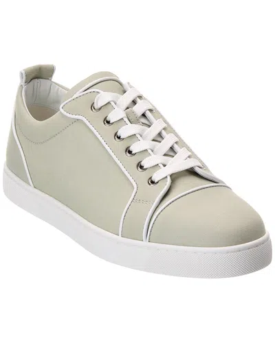 CHRISTIAN LOUBOUTIN CHRISTIAN LOUBOUTIN VARSIJUNIOR GABARDINE & LEATHER SNEAKER