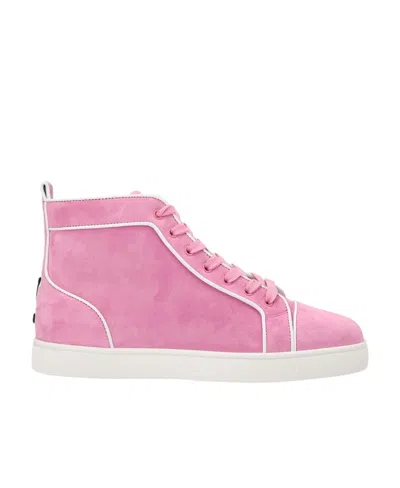 Christian Louboutin Varsilouis High-top Sneakers In Pink