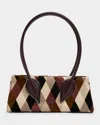 Christian Louboutin Venus Losange Leather Baguette Shoulder Bag In Multi