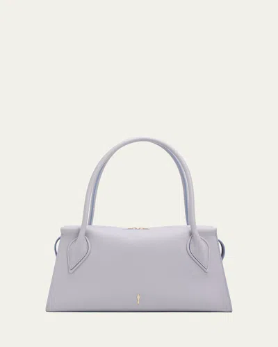 Christian Louboutin Venus Medium Calf Leather Shoulder Bag In Purple