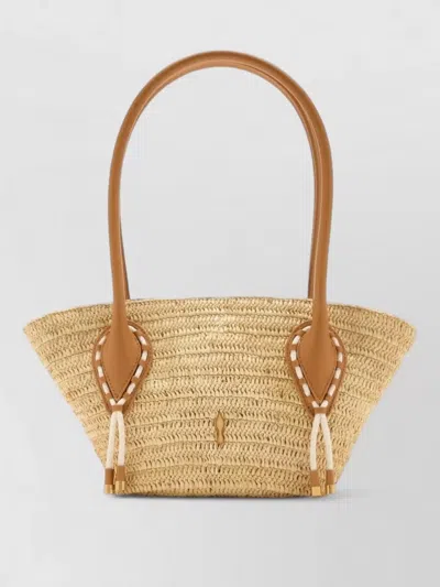 Christian Louboutin Venus Mini Raffia Beach Tote Bag