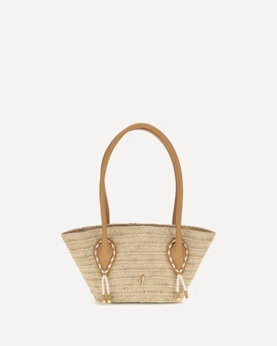 Christian Louboutin Venus Mini Tote Bag In Neutral
