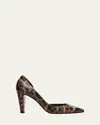 Christian Louboutin Vibella Red-sole Leopard-print Leather Pumps In Leopard Multi