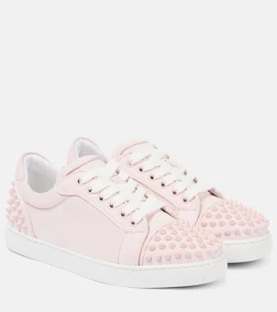 Christian Louboutin Sneakers Vieira 2 Aus Veloursleder In Vintage Rose