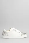 Christian Louboutin Vieira 2 White Leather Sneakers In White
