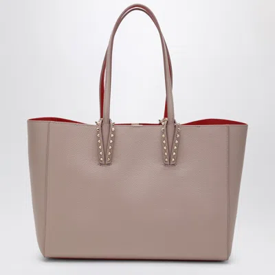 Christian Louboutin Vintage Rose Leather Cabata Small Tote Bag Women In Pink