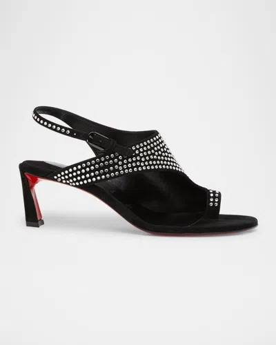 Christian Louboutin Viva Condora Asymmetrical Red Sole Sandals