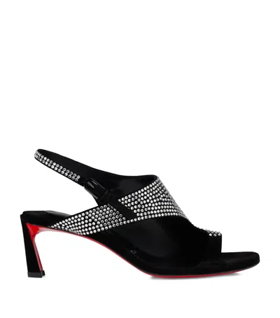 Christian Louboutin Viva Condora Embellished-leather Sandals 55