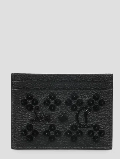 Christian Louboutin Kios Simple Leather Card Case