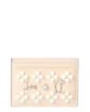 Christian Louboutin W Kios Leather Card Holder In White