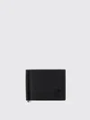 Christian Louboutin Groovy Full-grain Leather Billfold Wallet With Money Clip In Black