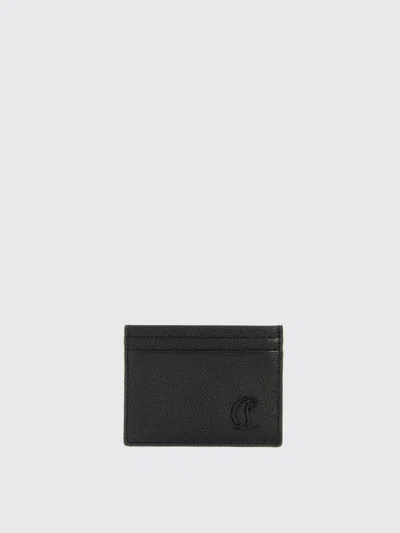CHRISTIAN LOUBOUTIN WALLET CHRISTIAN LOUBOUTIN MEN COLOR BLACK,H19457002