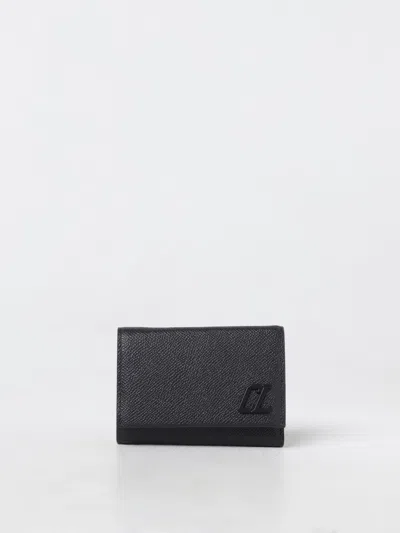 Christian Louboutin Wallet  Men Color Black In 黑色