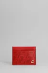 CHRISTIAN LOUBOUTIN CHRISTIAN LOUBOUTIN WALLET IN RED LEATHER