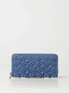 Christian Louboutin Blue Panettone Loubinthesky Wallet In Blue