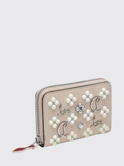 Christian Louboutin Wallet Woman In Neutral
