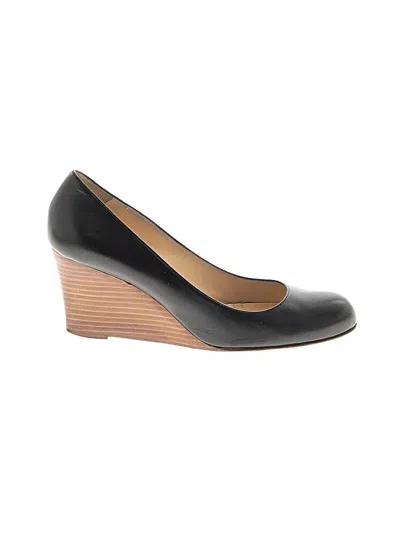 Pre-owned Christian Louboutin Wedges In Black