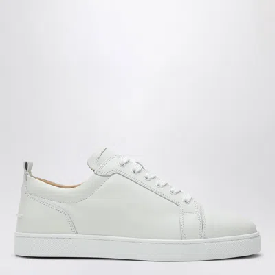 Christian Louboutin Louis Junior Leather Low-top Sneakers In White