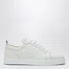 Christian Louboutin White Leather Sneaker Louis Junior