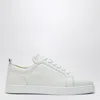 Christian Louboutin White Leather Sneaker Louis Junior In White