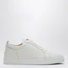 Christian Louboutin Rantulow Full-grain Leather Sneakers In White