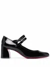 Christian Louboutin 55mm Miss Jane Patent Leather Pumps In Black