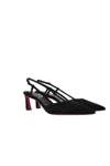 Christian Louboutin Condoroline Leather Shoes In Black